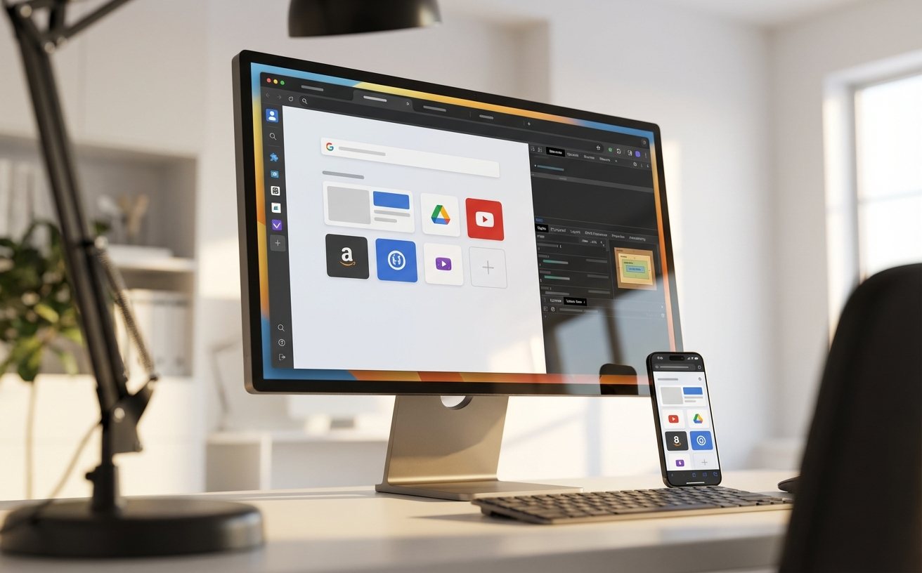谷歌浏览器内置开发者工具DevTools界面演示